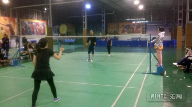 图3、陶城报记者接球情景-瓷砖一线品牌云顶集团陶瓷