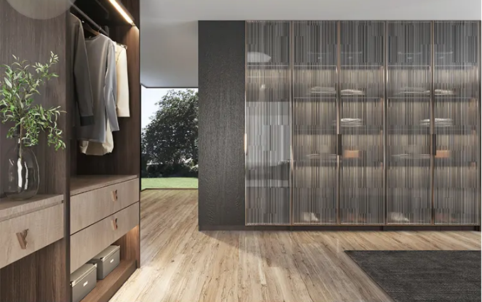 云顶集团岩板与整体衣柜装修效果图