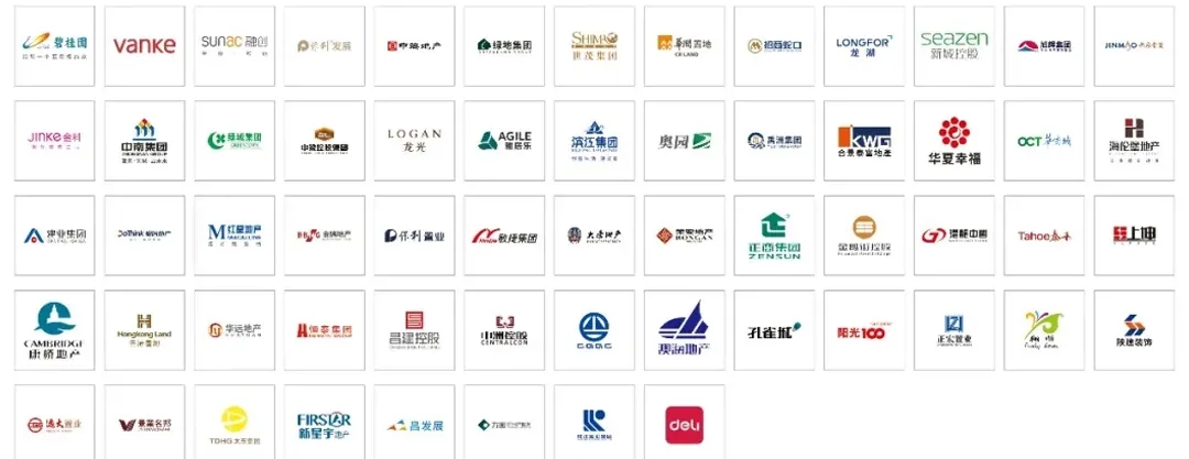 云顶集团地砖部分百强房企战略相助同伴图