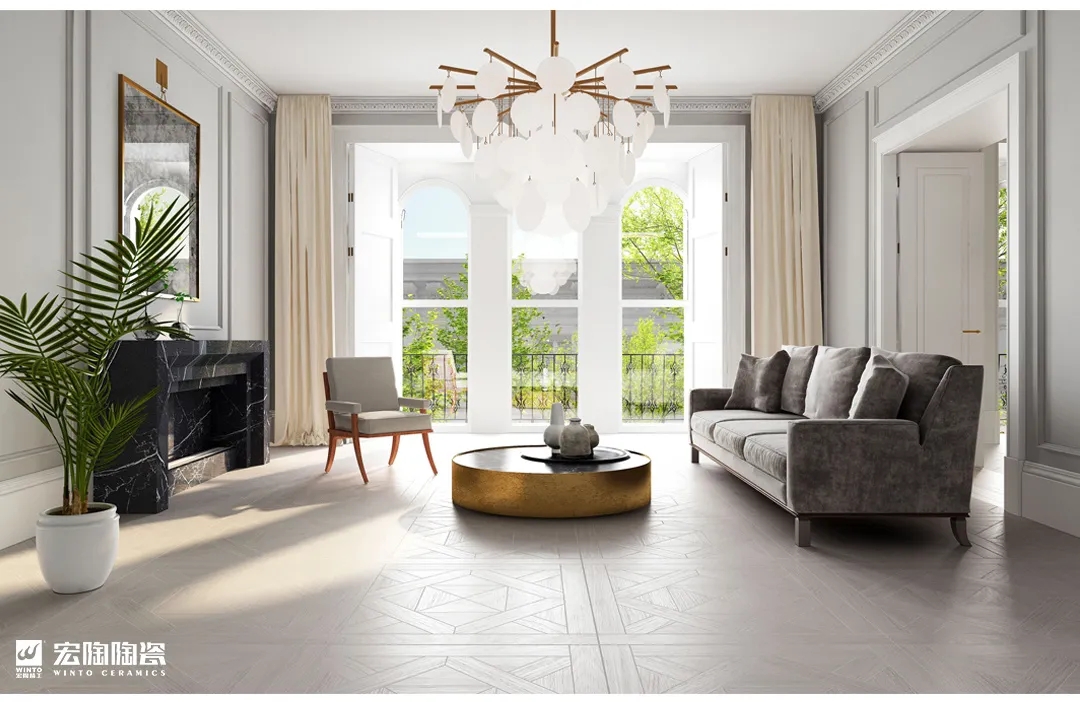 云顶集团TCB1220010雪松木地砖装修效果图