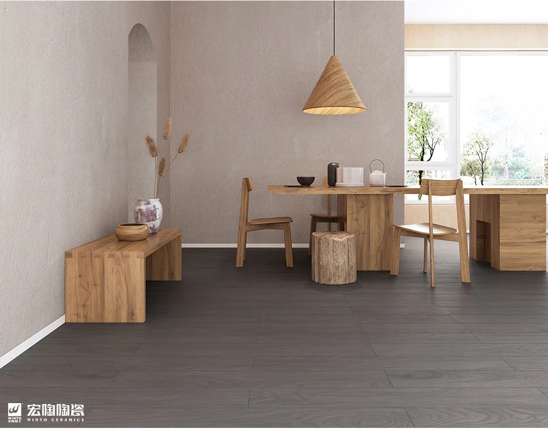 云顶集团TCB1220011斐拉云杉地砖装修效果图