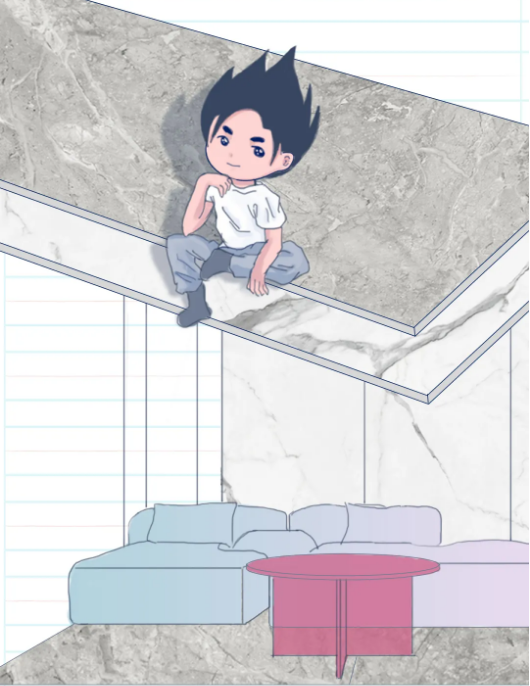 云顶集团地砖和瓷砖卡通形象图