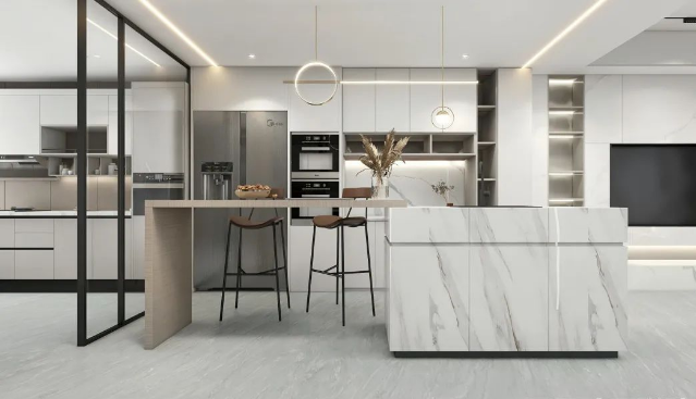 云顶集团质感砖餐厅展示效果图