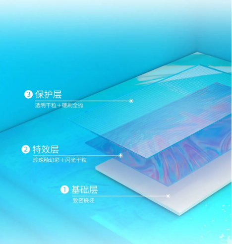 云顶集团菁系列质感砖分层条理图